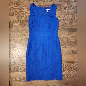 Banana Republix Factory Royal Blue Sheath Dress